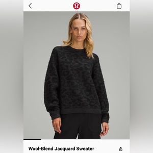 Lululemon Wool-Blended Jacquard Sweater